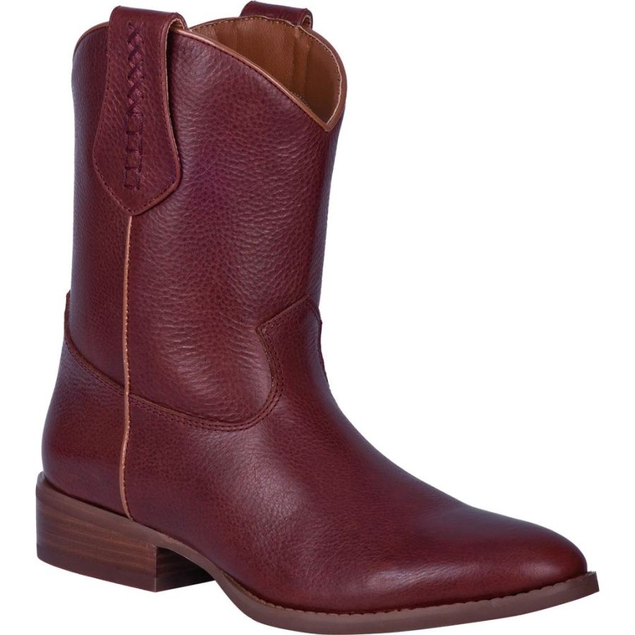 DINGO LEFTY LEATHER BOOT-BRANDY