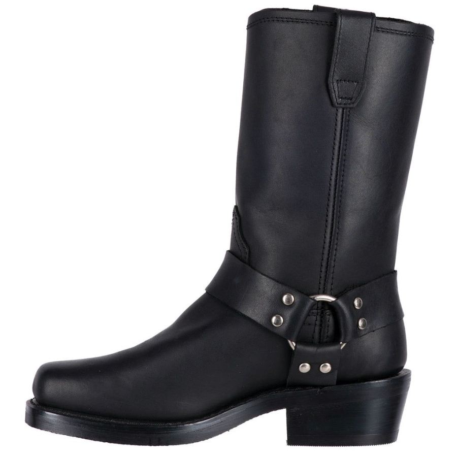 DINGO MOLLY LEATHER HARNESS BOOT-BLACK