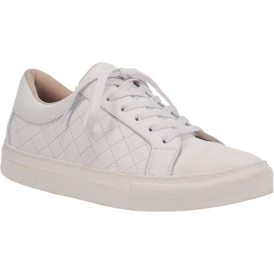 DINGO VALLEY LEATHER SHOE-WHITE