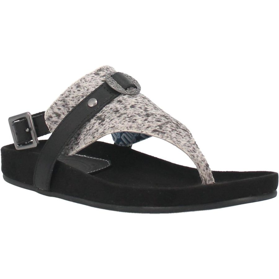 DINGO HIGHLANDS LEATHER SANDAL-BLACK