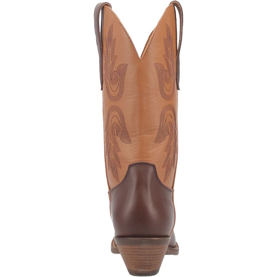 DINGO TAKE ME HOME LEATHER BOOT-CAMEL