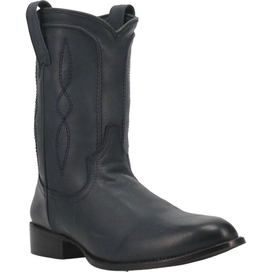DINGO HONDO LEATHER BOOT-NAVY - Click Image to Close