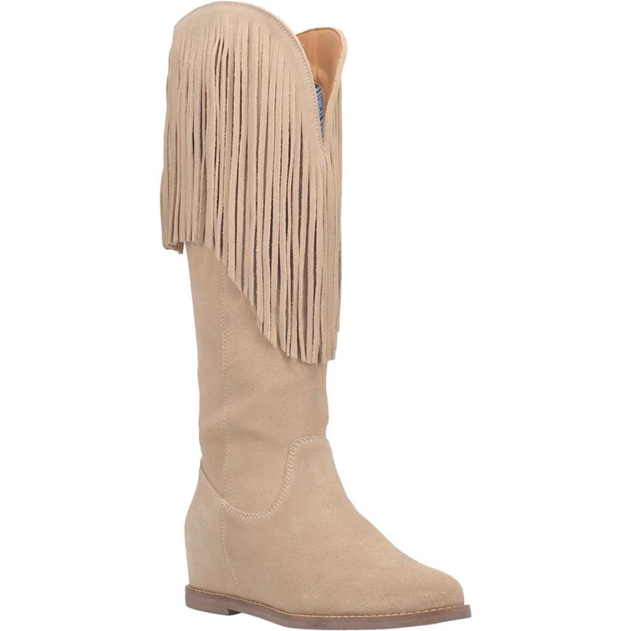 DINGO HASSIE LEATHER BOOT-SAND