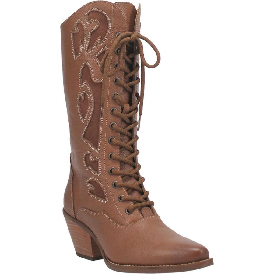 DINGO SAN MIGUEL LEATHER BOOT-TAN