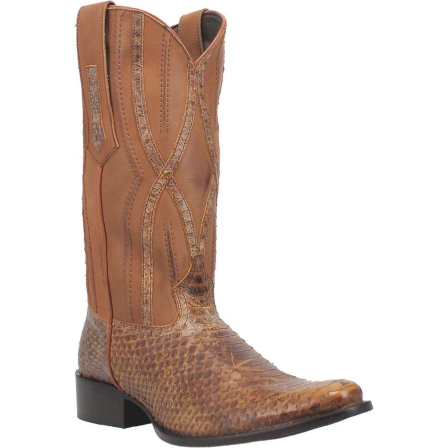 DINGO ACE HIGH LEATHER BOOT-TAN