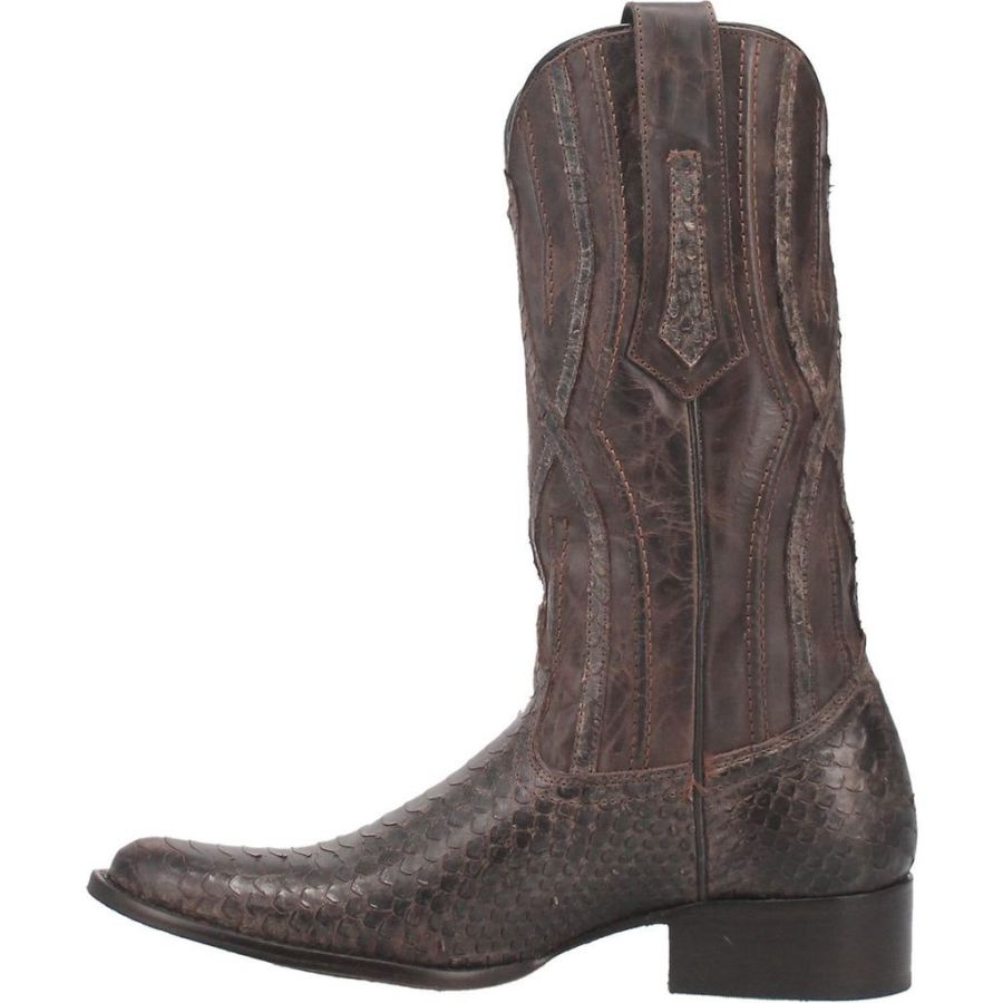 DINGO ACE HIGH LEATHER BOOT-BROWN