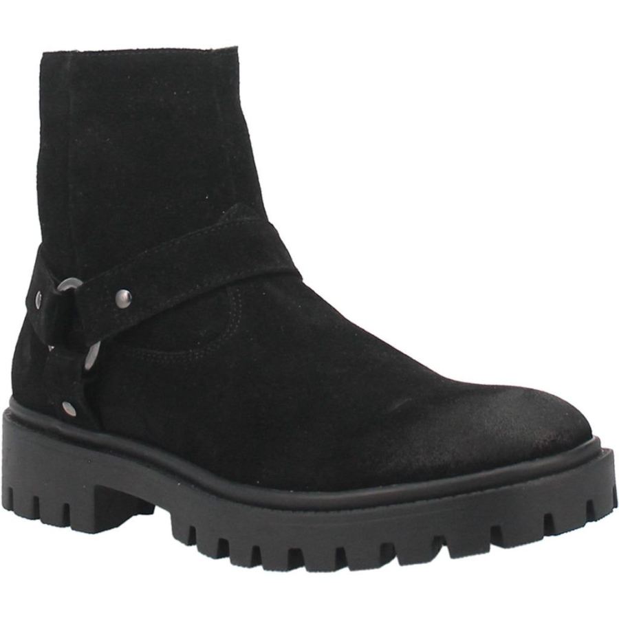 DINGO ROAD TRIP LEATHER BOOT-BLACK