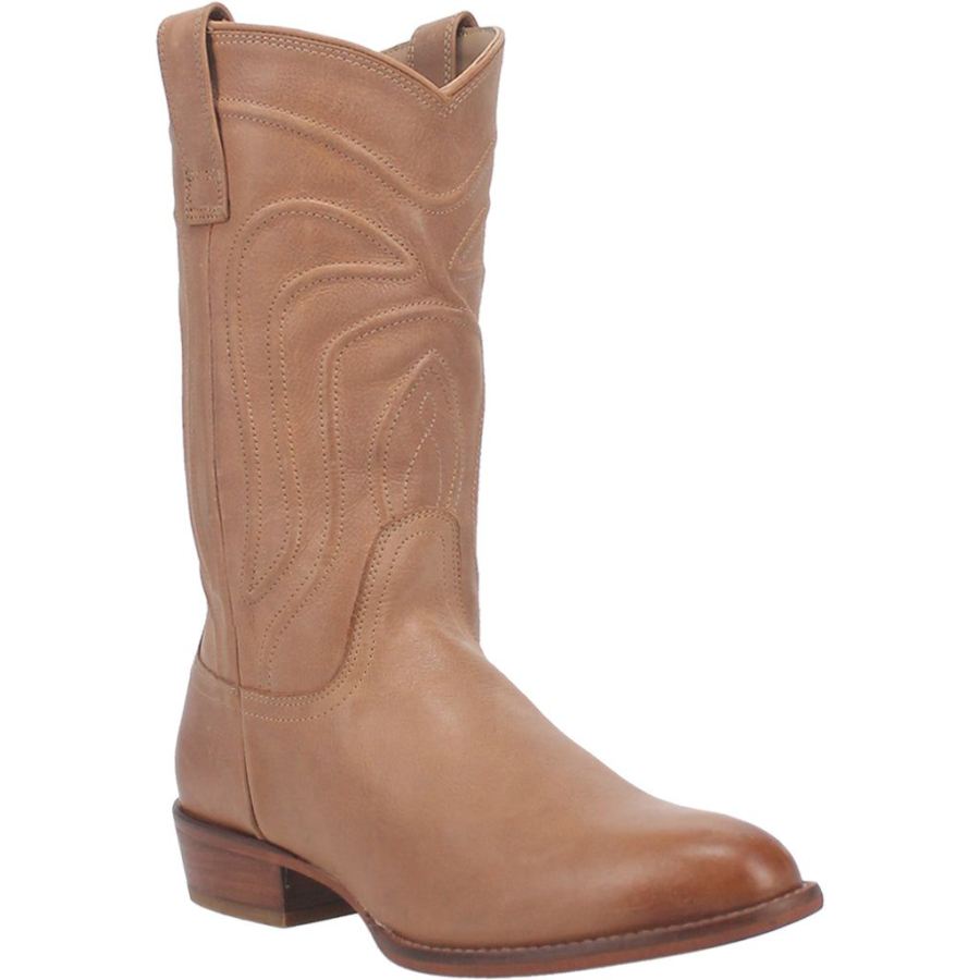 DINGO MONTANA LEATHER BOOT-NATURAL