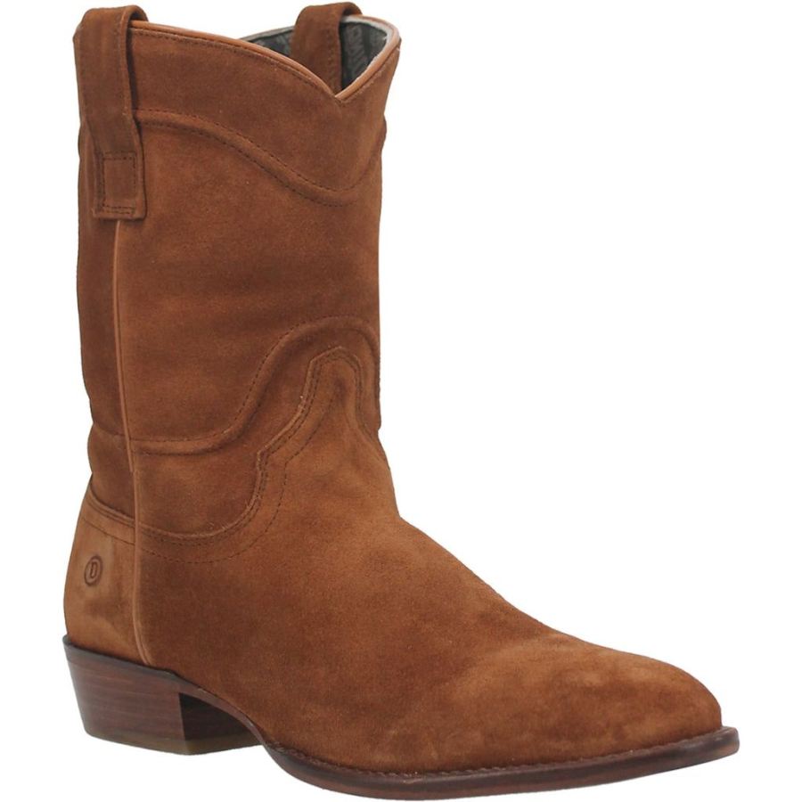 DINGO STAMPEDE LEATHER BOOT-CAMEL - Click Image to Close