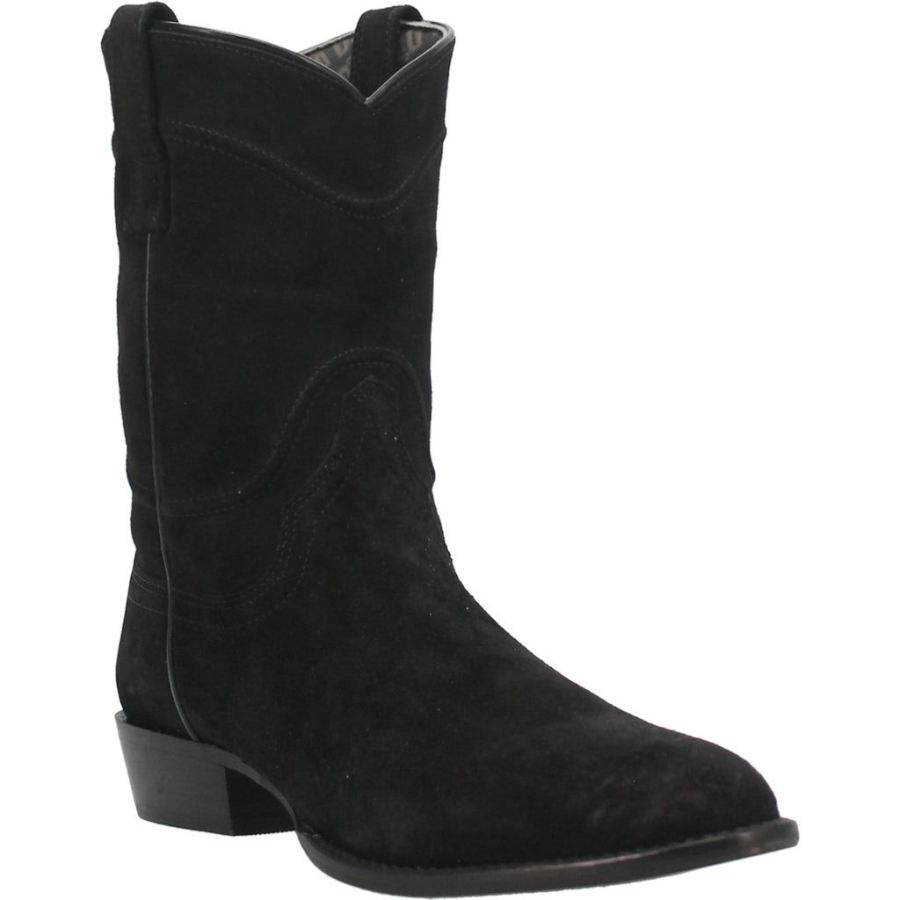 DINGO STAMPEDE LEATHER BOOT-BLACK