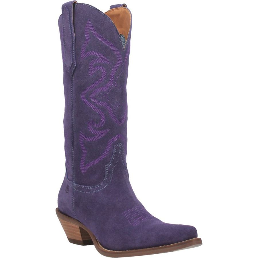 DINGO OUT WEST LEATHER BOOT-PLUM