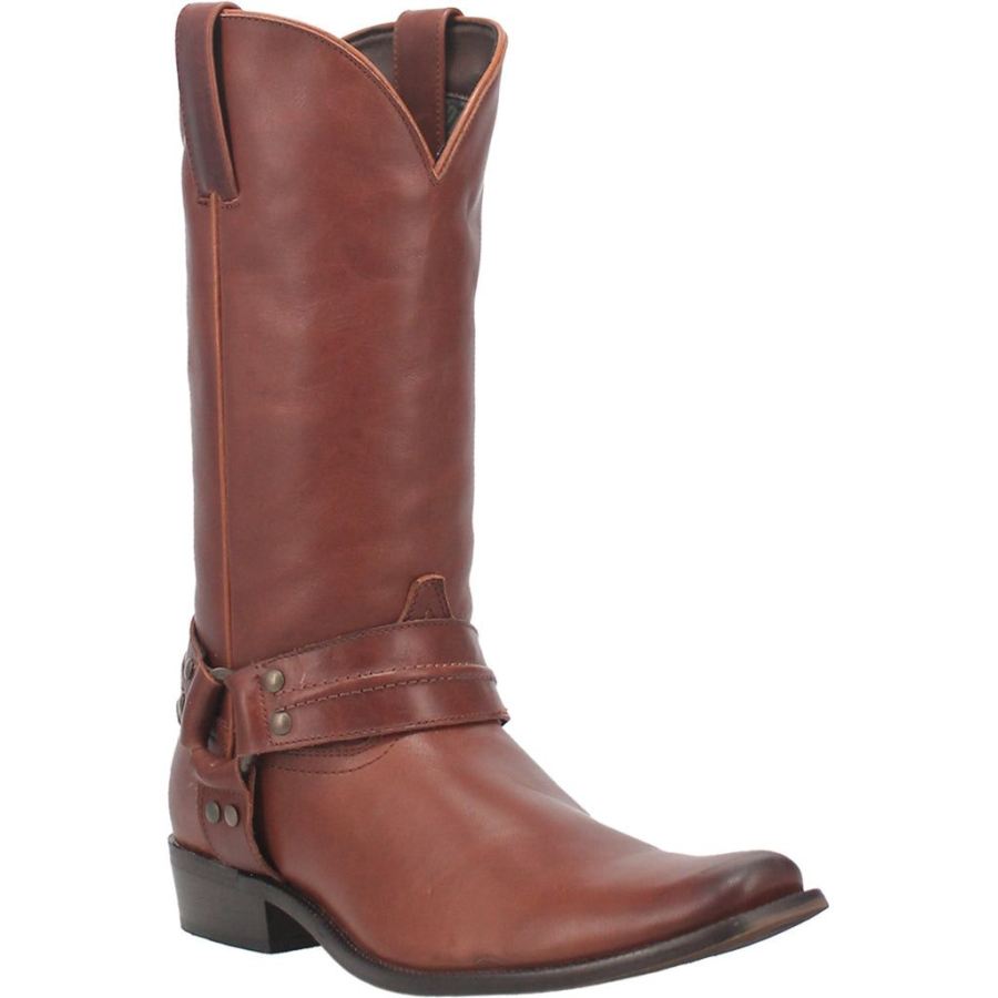 DINGO HOMBRE LEATHER BOOT-COGNAC