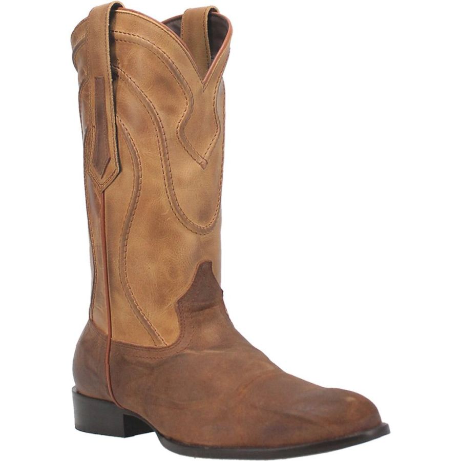 DINGO WHISKEY RIVER LEATHER BOOT-NATURAL