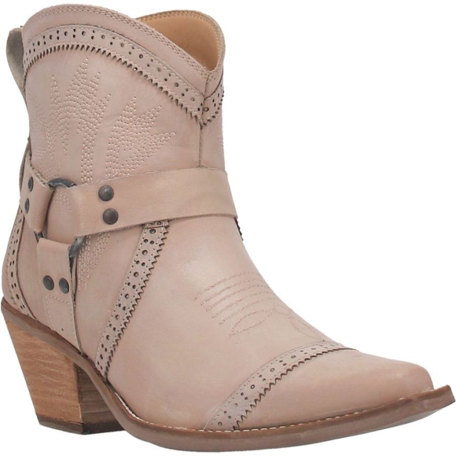 DINGO GUMMY BEAR LEATHER BOOTIE-NATURAL