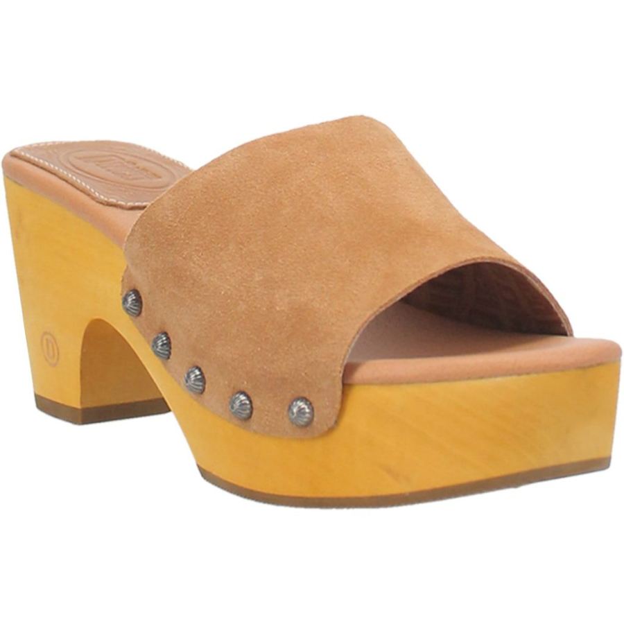 DINGO BEECHWOOD LEATHER SANDAL-TAN - Click Image to Close